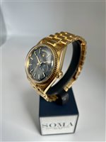 Besozzo - Via XXV Aprile 49 - Orologio Rolex Uomo Day-Date in Oro giallo ROLEX DAY-DATE 1803 ORO GIALLO 36MM BLU DIAL - ROLEX DAY-DATE 1803 ORO GIALLO 36MM BLU DIAL